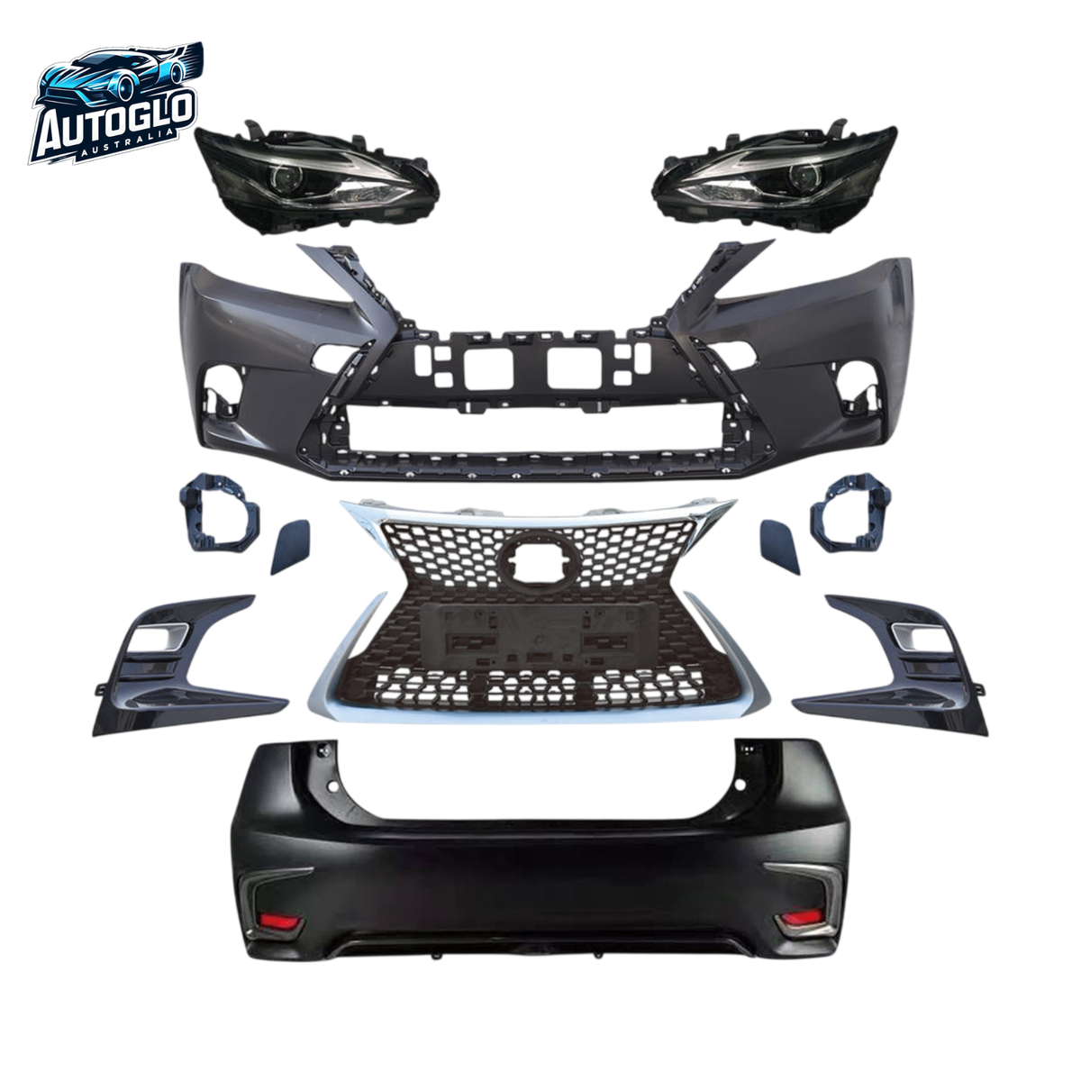 Autoglo Australia Lexus CT200h 2014–2020 Front and Rear Bumper Kit