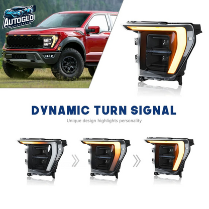 Autoglo Australia LED Headlights For 2021 - 2024 Ford F150