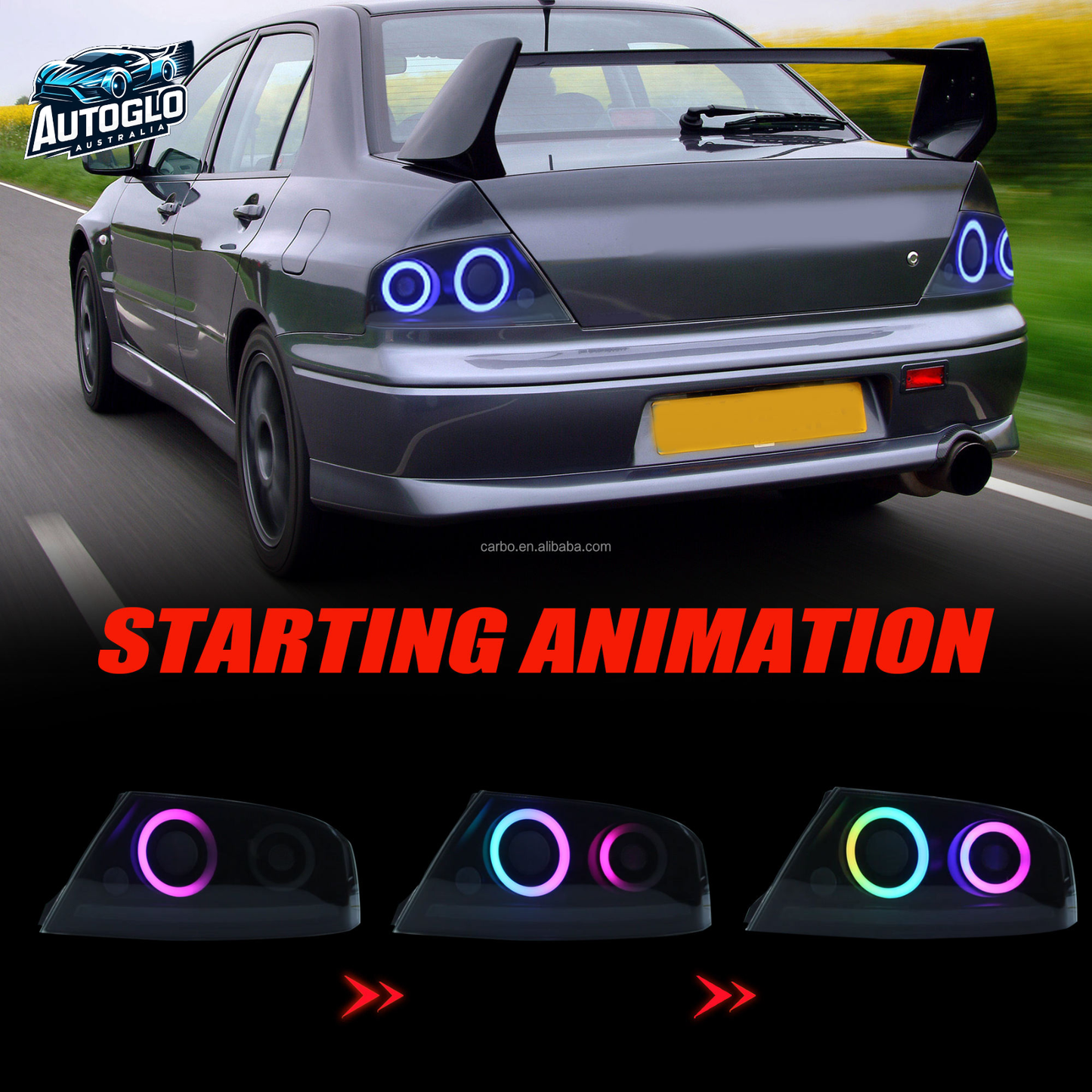 Autoglo Australia Mitsubishi Lancer Evo 2001–2007 RGB Taillights