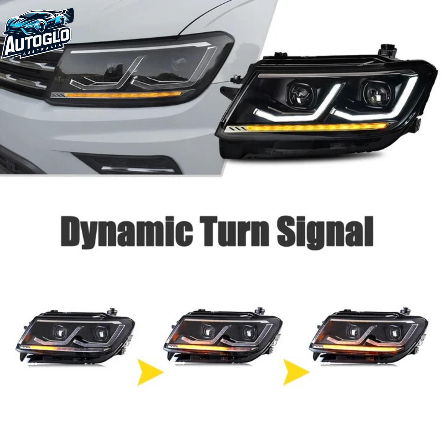 Autoglo Australia LED Headlights For VW Tiguan 2017-2021