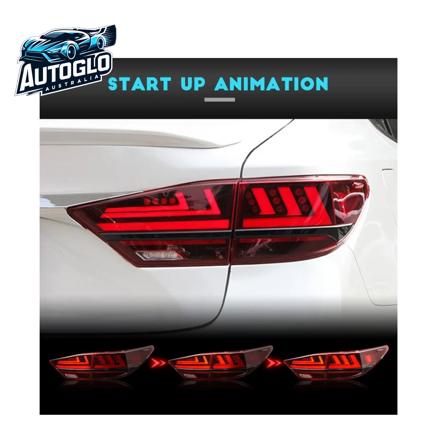 Autoglo Australia LED Tail Lights For Lexus ES350 ES 300h 2013-2018