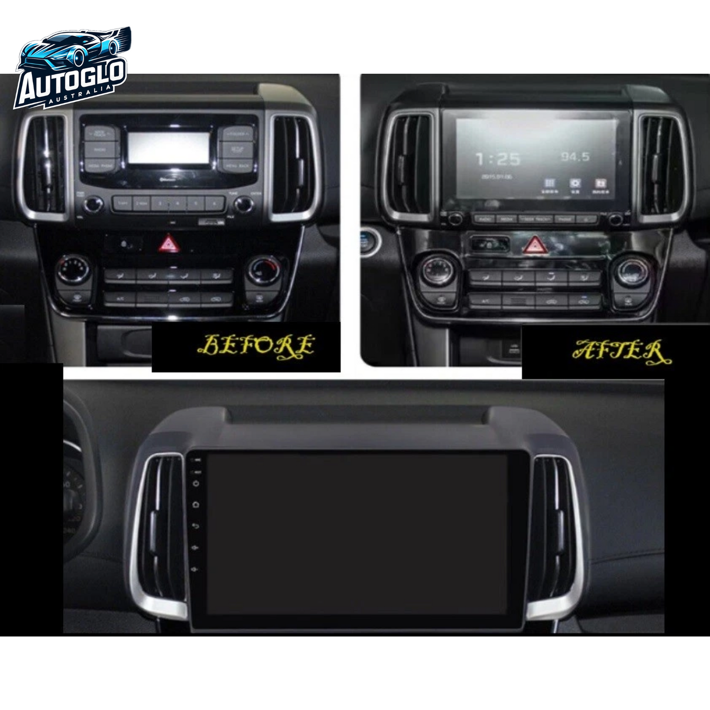 Autoglo Australia 10.1" Carplay Android 2GB+32GB BT GPS Stereo for HYUNDAI IX35 TUCSON (2018-19)