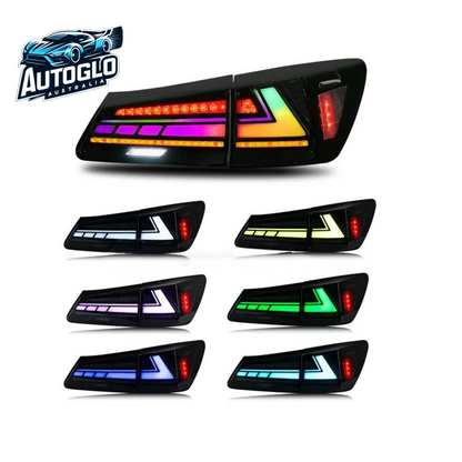 Autoglo Australia RGB LED Tail Lights for Lexus IS250 IS350 ISF 2006–2013