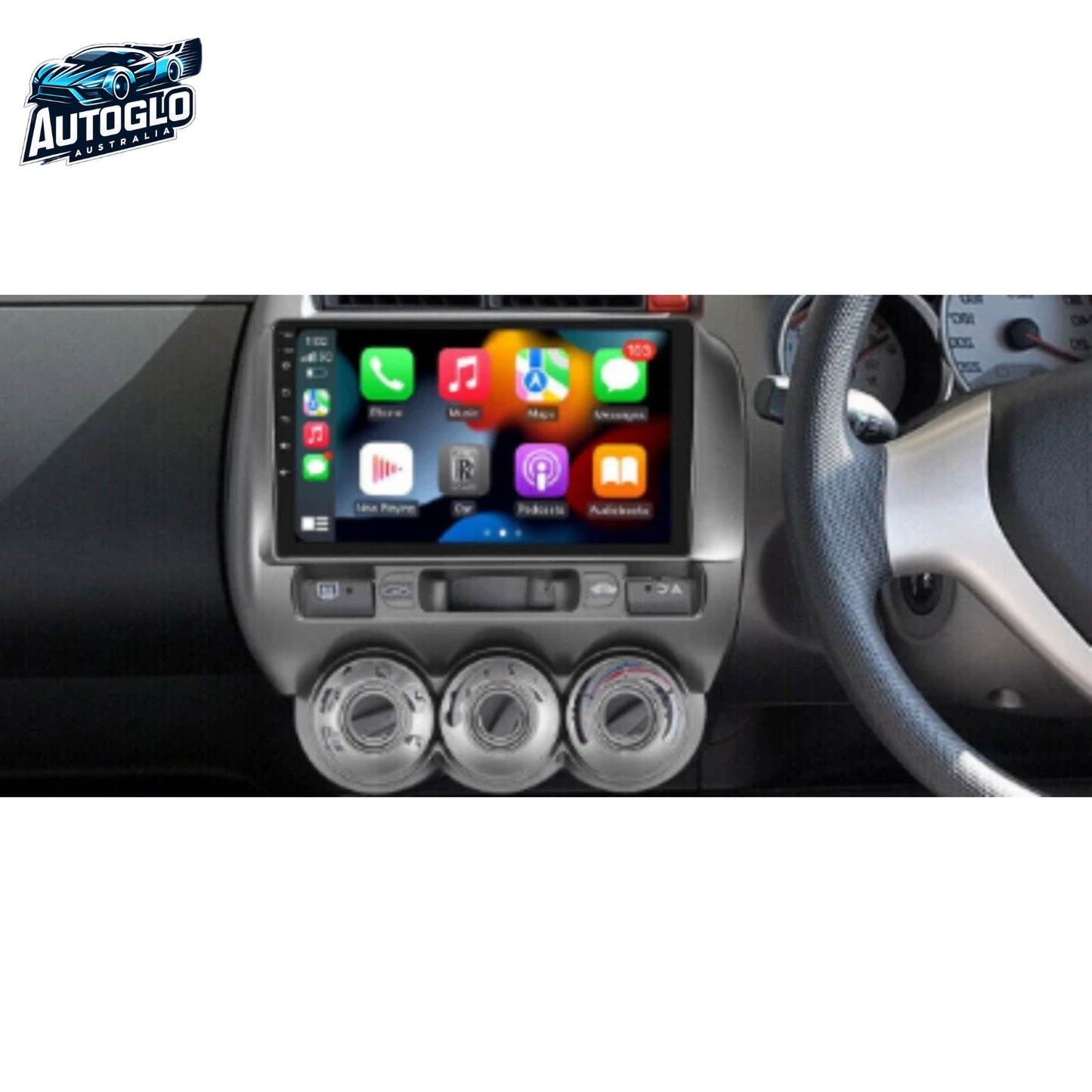 Autoglo Australia 9" Android 12 Stereo Carplay for HONDA JAZZ GD 2GB+32G (2002-08)
