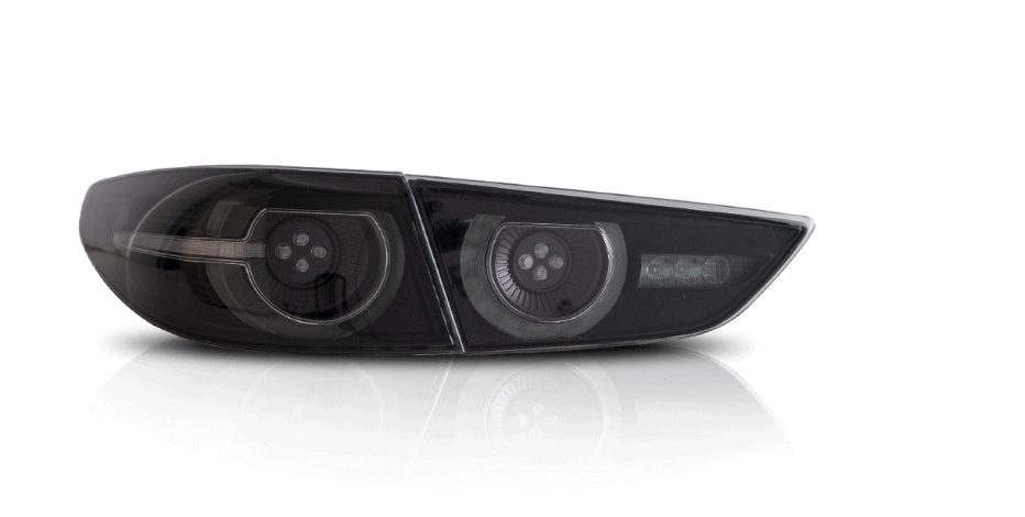 VLAND LED TailLights Smoke Lens Rear Lamps For 2019 2020 2021 Mazda3 Axela Sedan