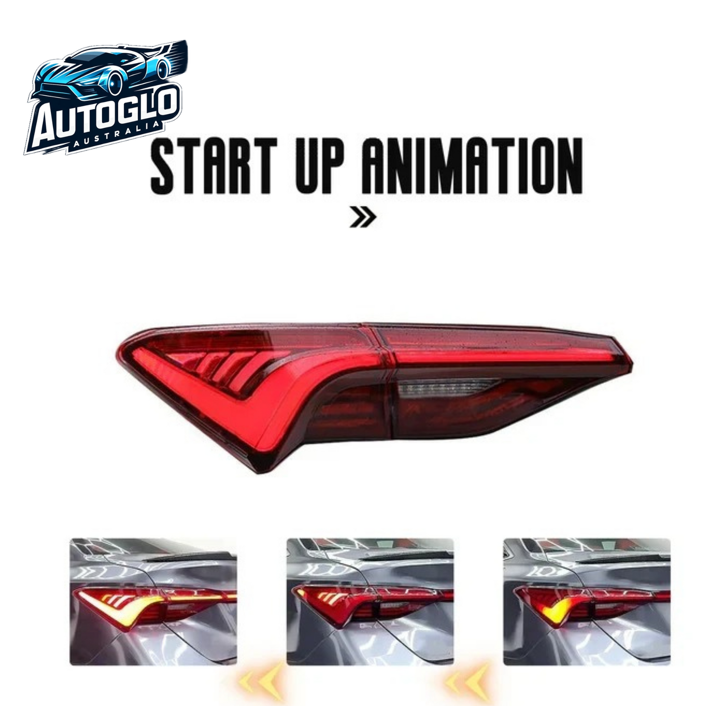 Autoglo Australia For Taillights For Toyota Avalon 2018-2021 DRL Start UP