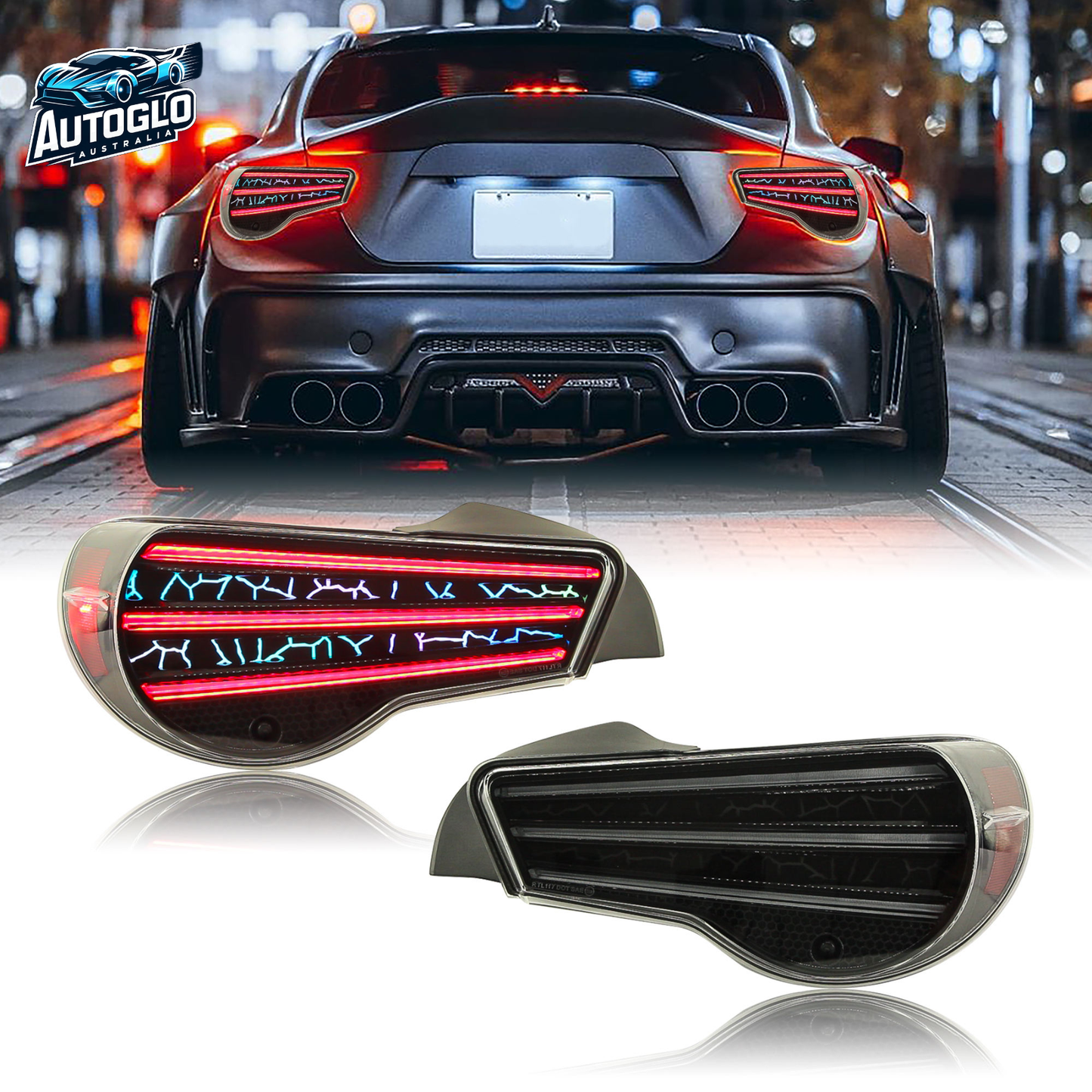Autoglo Australia Toyota GT86 / Subaru BRZ 2012–2020 LED Tail Lights
