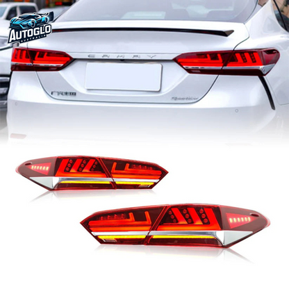 Autoglo Australia Taillights Fit/For Toyota Camry 2018-2024 With silver strip