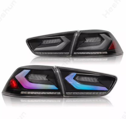 Autoglo Australia LED RGB Tail Lights for Mitsubishi Lancer 08-17 sedan Start Up Animation Rear Lights V2