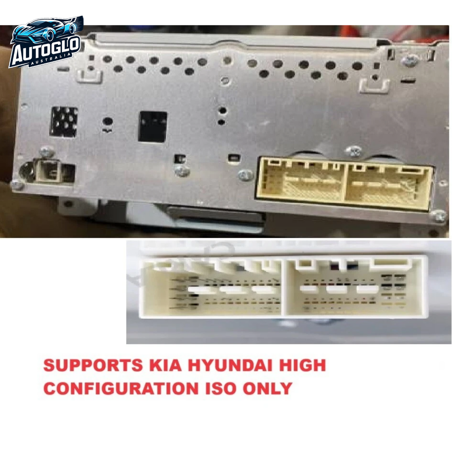 Autoglo Australia For KIA HYUNDAI CARs models High Configuration Power Harness ISO Android Stereo