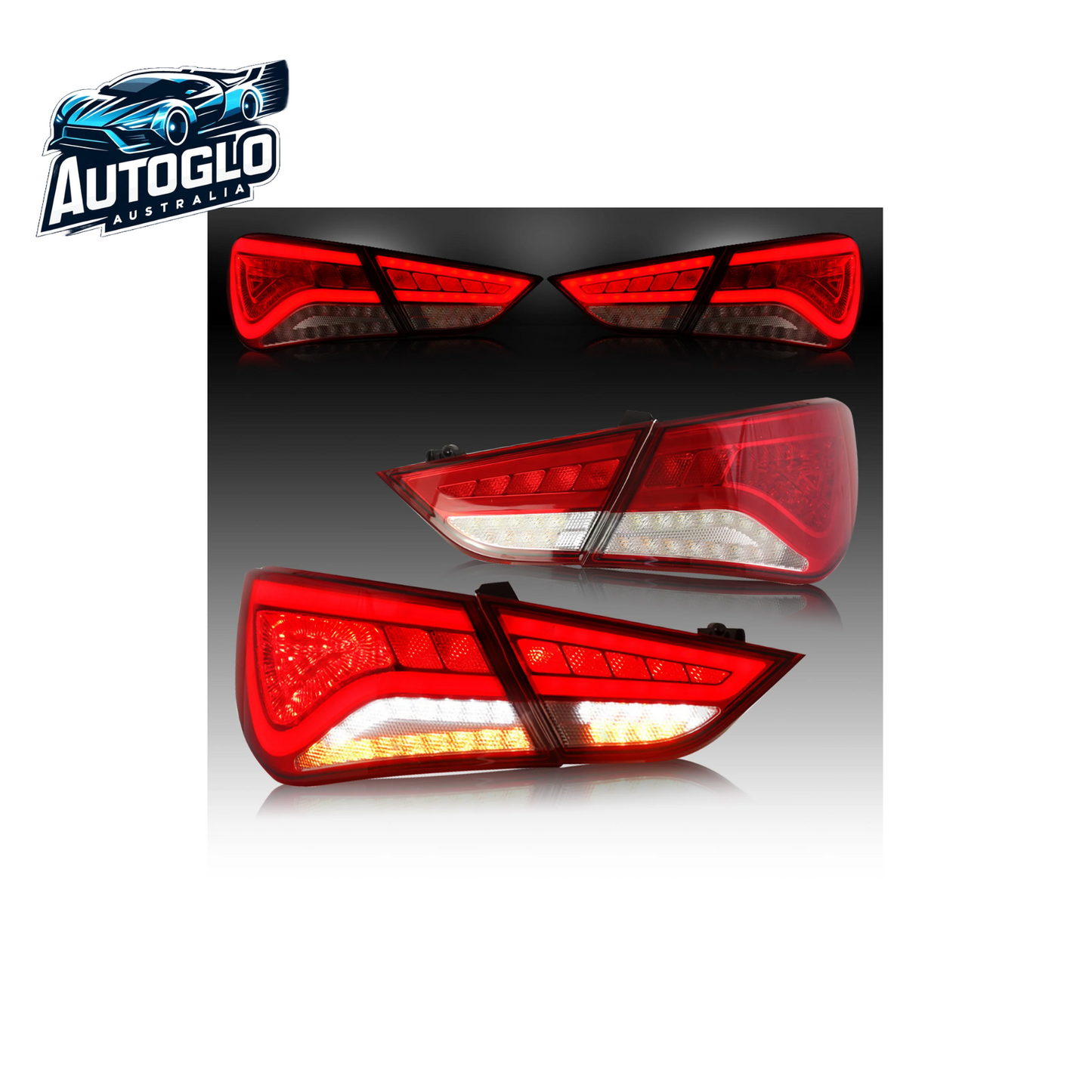 VLAND Full LED Tail Lights For Hyundai Sonata 6th Gen Sedan 2011-2014