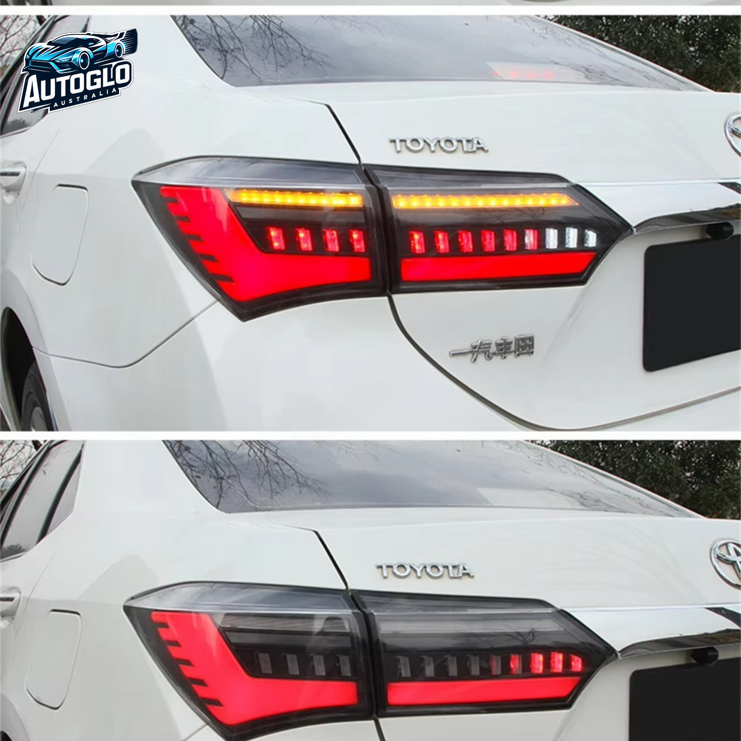 Autoglo Australia Toyota Corolla 2014–2018 LED Tail Lights