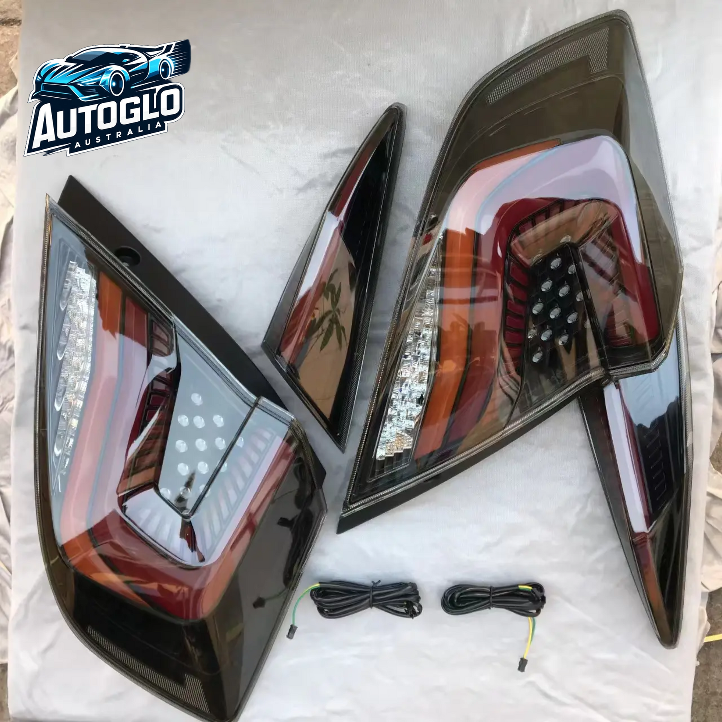 Autoglo Australia Taillights For Honda Civic 2016-2018 Car Led Rear Lamps RGB
