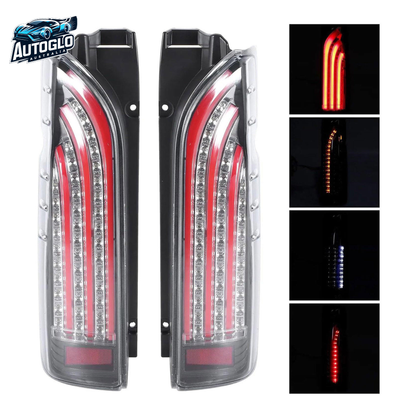 Autoglo Australia Toyota Hiace 2005–2018 LED Tail Lights Dynamic Turn Signal Assembly