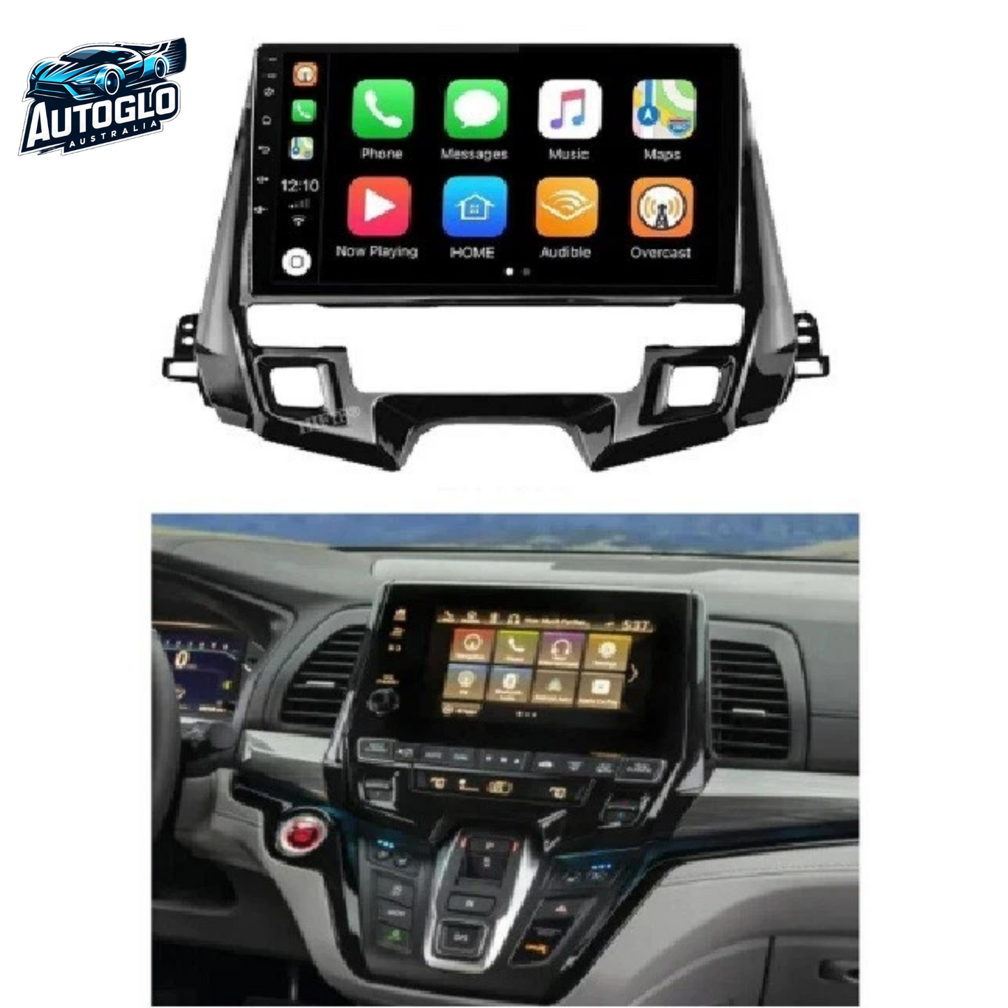 Autoglo Australia 10" Android Carplay BT GPS WiFi Stereo for HONDA ODYSSEY (2020-24)