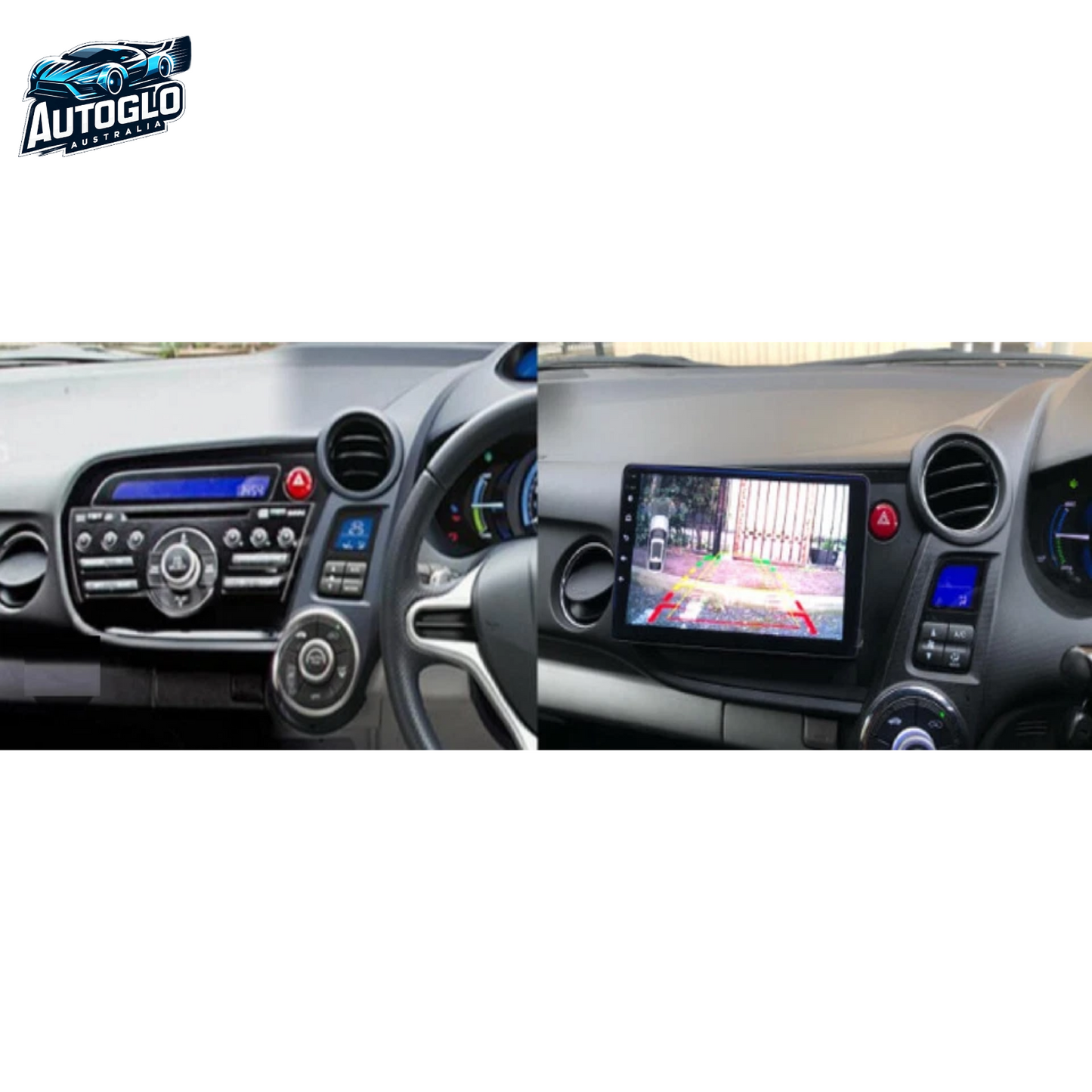 Autoglo Australia 9" (2G+32G) GPS BT WiFi CARPLAY ANDROID 13 Stereo For HONDA INSIGHT (2010-13)