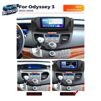 Autoglo Australia 9" Android Carplay BT GPS Stereo for Honda Odyssey 3 RL3 RL4 2GB+32G (2003-08)