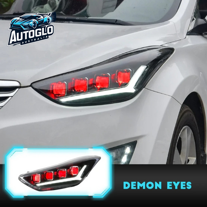 Autoglo Australia For Hyundai Elantra 2011-2015 Full LED Headlights