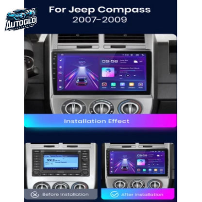 Autoglo Australia 9" Android Carplay Stereo for JEEP COMPASS PATRIOT 2006-10 (2GB+32GB)