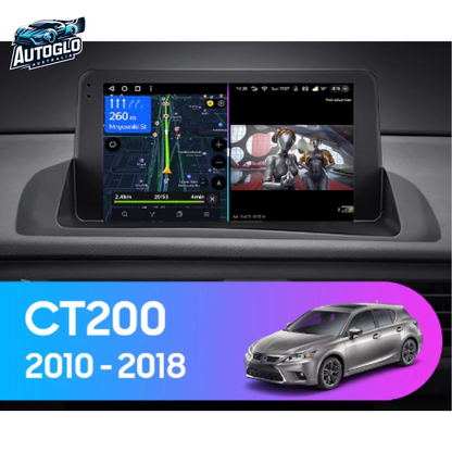 Autoglo Australia 9" Android 13 Carplay GPS BT Stereo for Lexus CT200H LOW (2011-19)