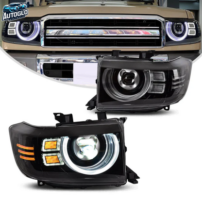 Autoglo Australia LED Headlights For Toyota Land cruiser 70 series LC70 LC71 LC76 LC79 1984-2023