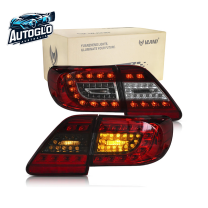 VLAND Custom LED Tail Lights for Toyota Corolla 2011 2012 2013 Rear Lamps