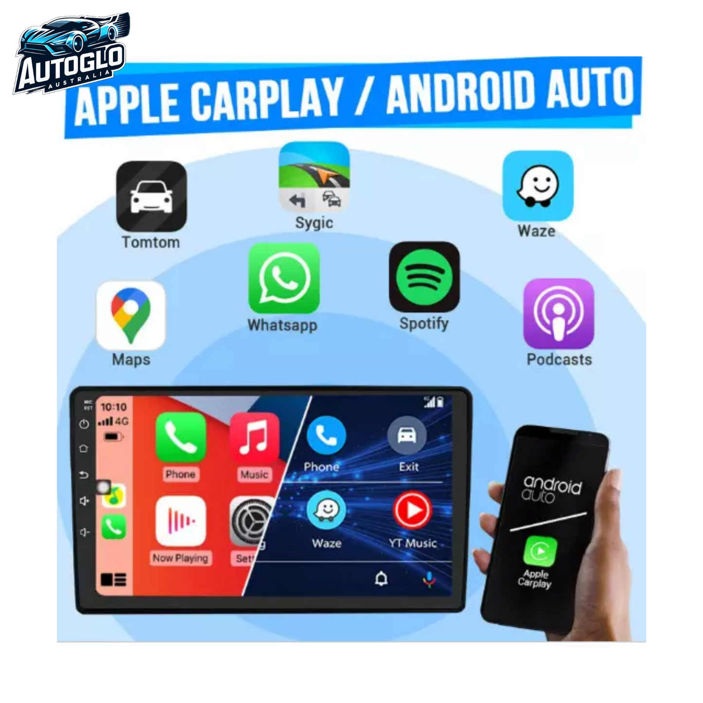 Autoglo Australia 9" CarPlay Android 13.0 BT GPS WiFi Stereo For MAZDA CX 7 (2008 -15) BOSE AMP