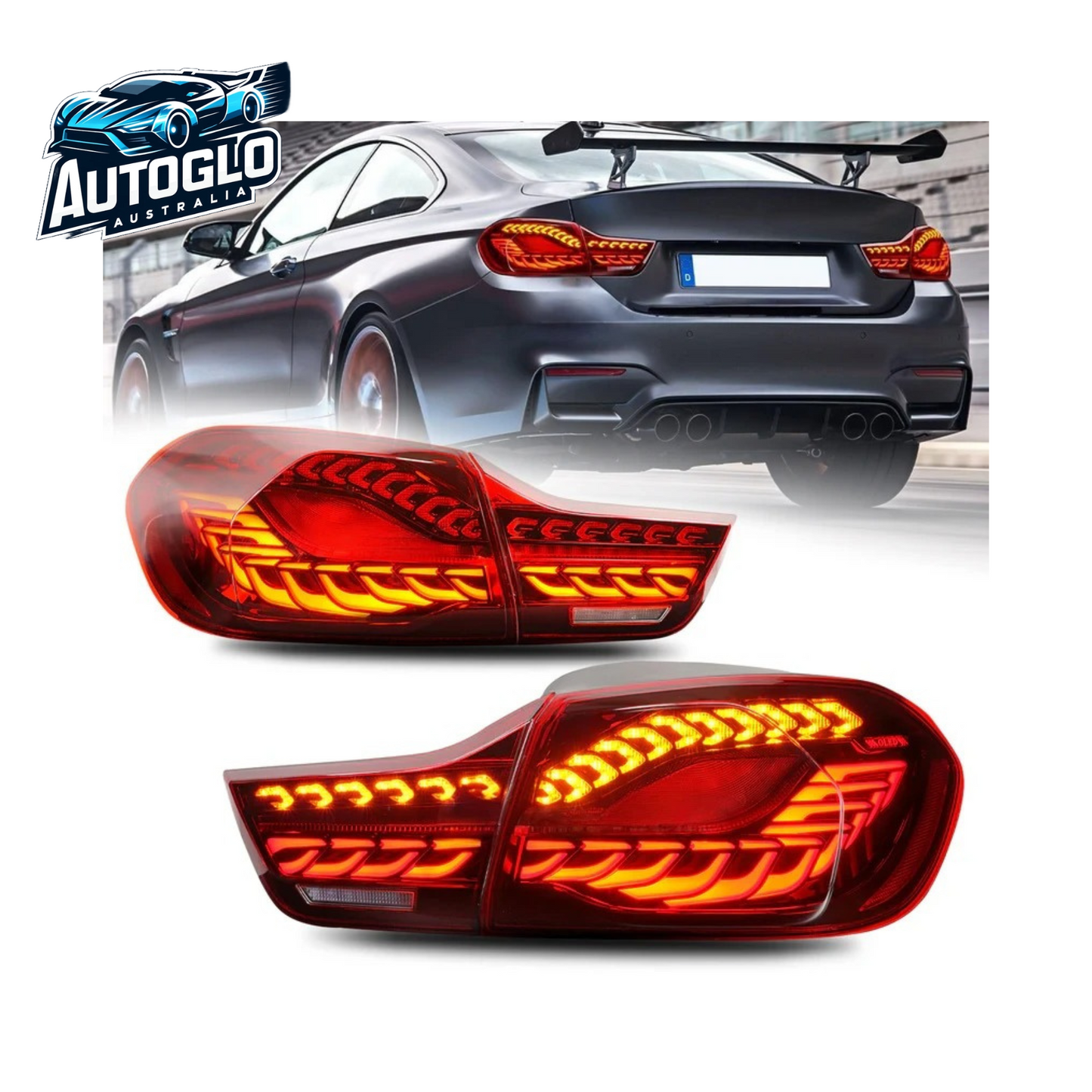 Autoglo Australia LED Tail Lights For BMW M4 F32 F33 F36 F82 F83 2014-2020