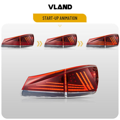  Full LED Taillight Assembly for Lexus IS250/IS350/IS F