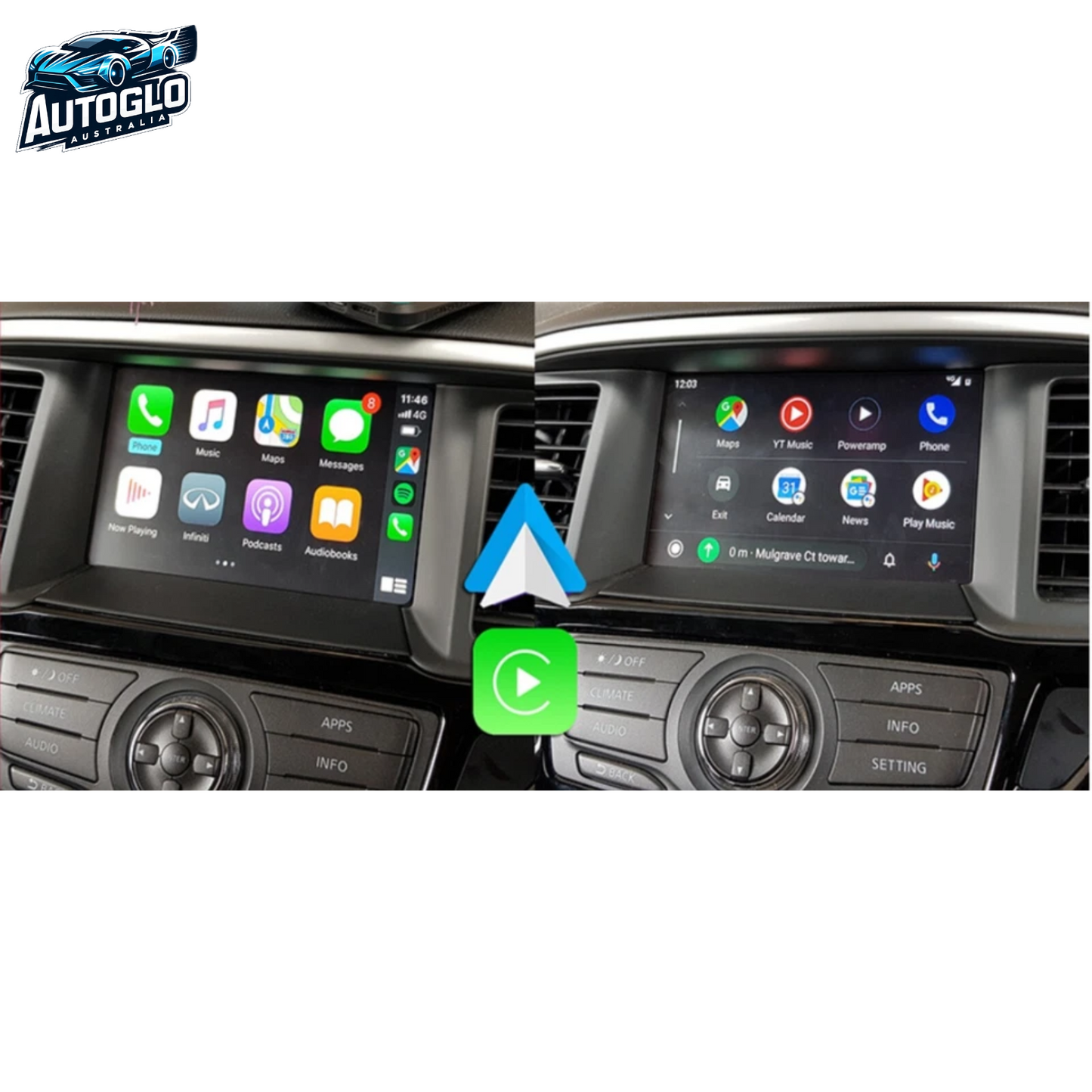 Autoglo Australia 9" (2G+32G) GPS BT WiFi CARPLAY ANDROID Stereo for NISSAN PATHFINDER C (2012-20)