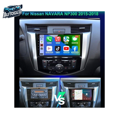 Autoglo Australia 9" (2G+32G) GPS BT WiFi CARPLAY ANDROID Stereo For NISSAN NAVARA NP300 (2015-18)