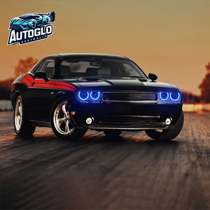 VLAND RGB Dual Beam Headlights For Dodge Challenger 2008-2014