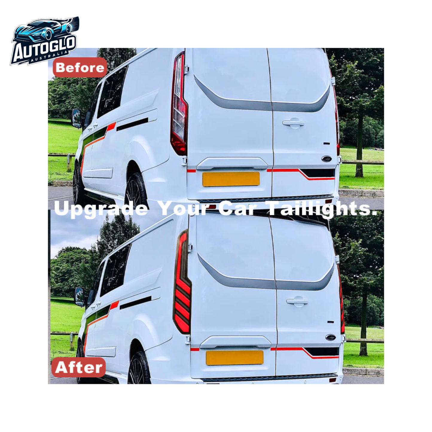 Autoglo Australia Tail Lights for Ford Transit 2016–2022