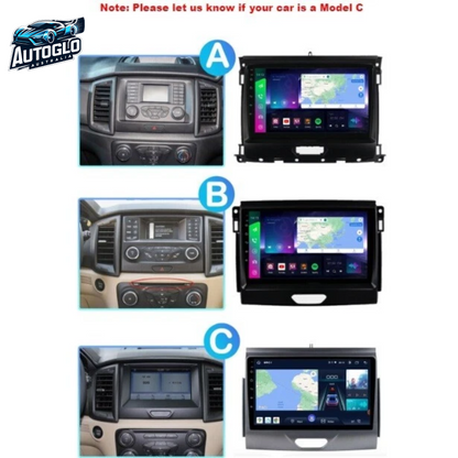 Autoglo Australia 9" (2G+32G) GPS BT WiFi CARPLAY ANDROID Stereo For FORD RANGER B (2015-18)