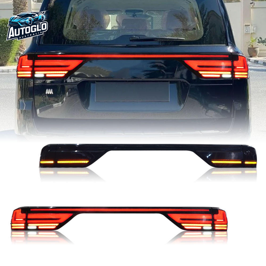 Autoglo Australia Toyota Land Cruiser LC300 2022–2024 Through Type LED Tail Lights Smoke Rear Lamp