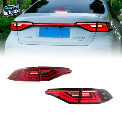Autoglo Australia LED Tail Lights For Toyota Corolla 2020-2024 Middel East Version With Penetration lamp