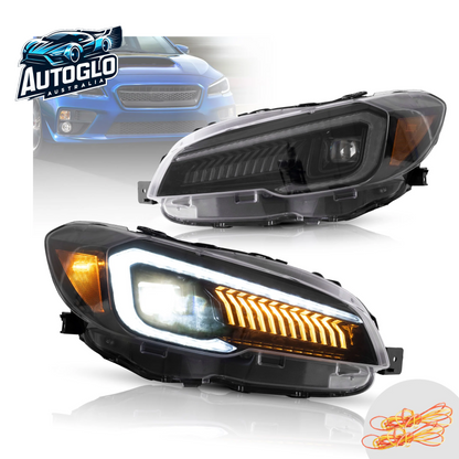 VLAND LED Projector Headlights For Subaru WRX 2015-2020 WRX STI 2015-2021