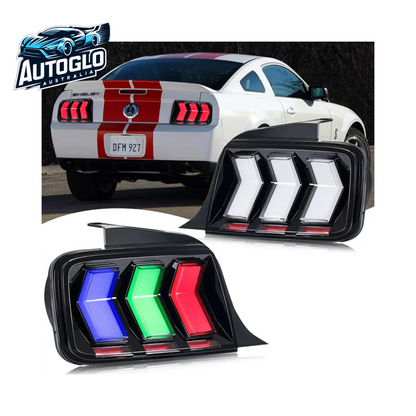 Autoglo Australia Smoked LED Taillights for 2005 - 2009 Ford mustang