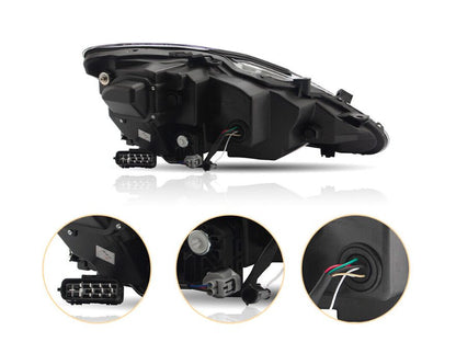 VLAND Full LED Headlights & Smoked Tail Lights For 2006-2012 LEXUS IS250 350 ISF