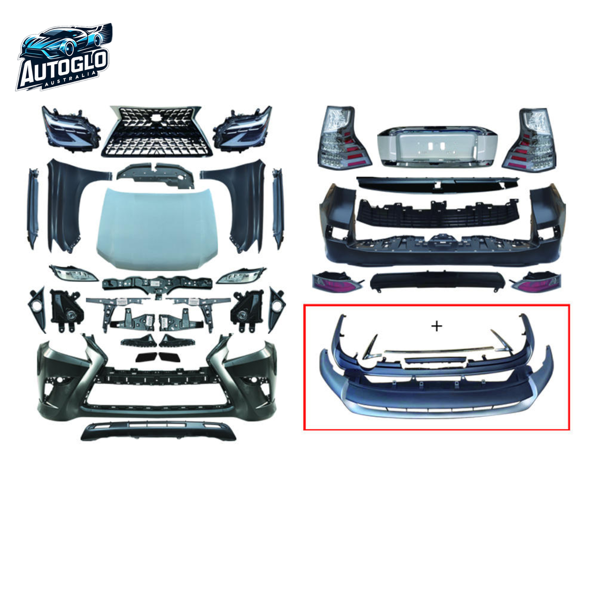 Autoglo Australia Toyota Prado 2009–2018 to 2020 GX400 Body Kit
