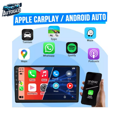 Autoglo Australia 9" (2+32GB) CarPlay Android 13.0 BT GPS WiFi Stereo For Peugeot 206 (2001 -16)