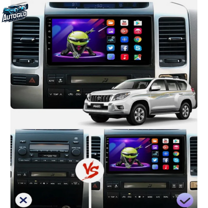 Autoglo Australia 9" CarPlay Android 13 GPS BT Stereo For TOYOTA PRADO LC120 (2002-10) 2GB+32GB