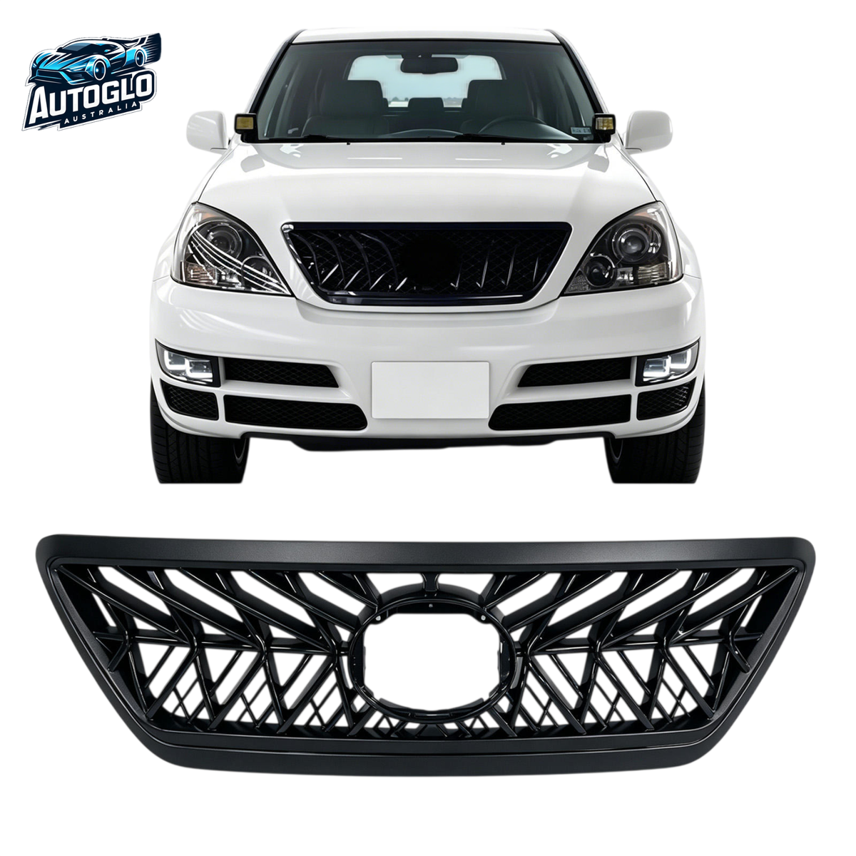 Autoglo Australia Lexus GX470 2003–2009 Gloss Black Front Grille