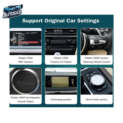 Autoglo Australia BMW X1 E84 12.3" XL FHD Carplay Android BT GPS 4G Auto Stereo (NBT)