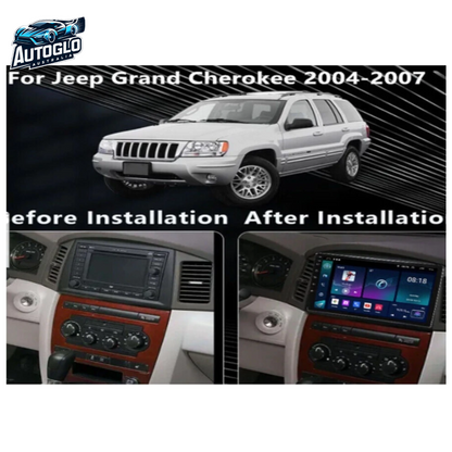 Autoglo Australia 10.1" Android Carplay GPS BT Stereo for JEEP GRAND CHEROKEE (2GB+32GB) 2004-07