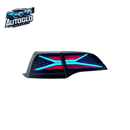 Autoglo Australia RGB LED Tail Lights for 2017 -2023 Tesla Model 3  Y