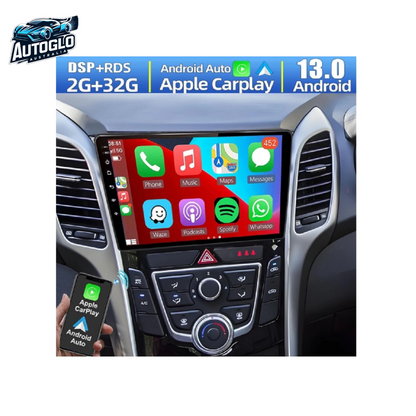 Autoglo Australia 9" Carplay Android GPS BT Stereo HD For Hyundai i30 GD (2012-2016) 2+32G