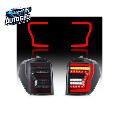 VLAND Pair LED Tail Lights For Toyota 4Runner 2010-2023 w/Sequential Turn Signal