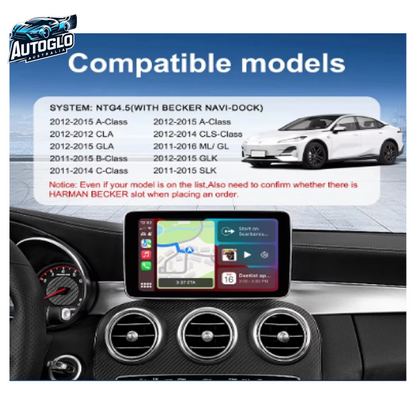 Autoglo Australia Mercedes Benz A B C E CLA GLA GLK ML Sprinter NTG 4.5 Becker (Carplay Android)