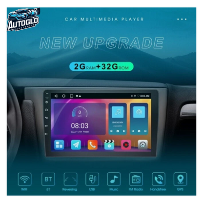 Autoglo Australia 9" (2G+32G) GPS BT WiFi CARPLAY ANDROID Stereo For HYUNDAI SANTAFE (2013-17)